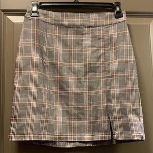 Garage Plaid As If Skirt